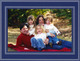 Beaded Navy Folded Photo Cards Image 3 of 3